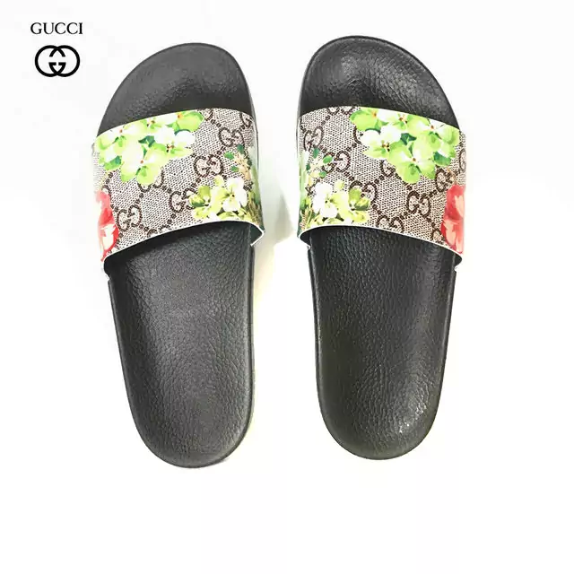 2019 slide sandals gucci new dsigner slipper flower summer